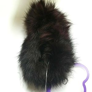 Scrunchies Ponytail Holders Faux Fur NWT
